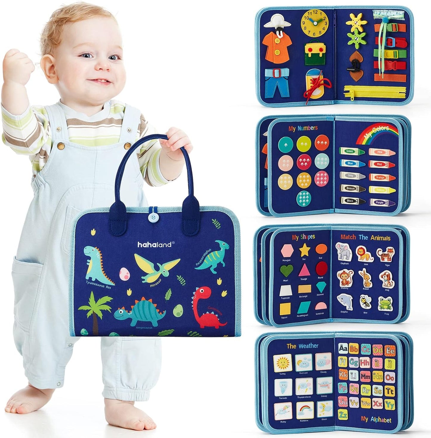Jouet Pédagogique pour Enfants - Apprentissage Sensoriel et Couleurs - Santeova