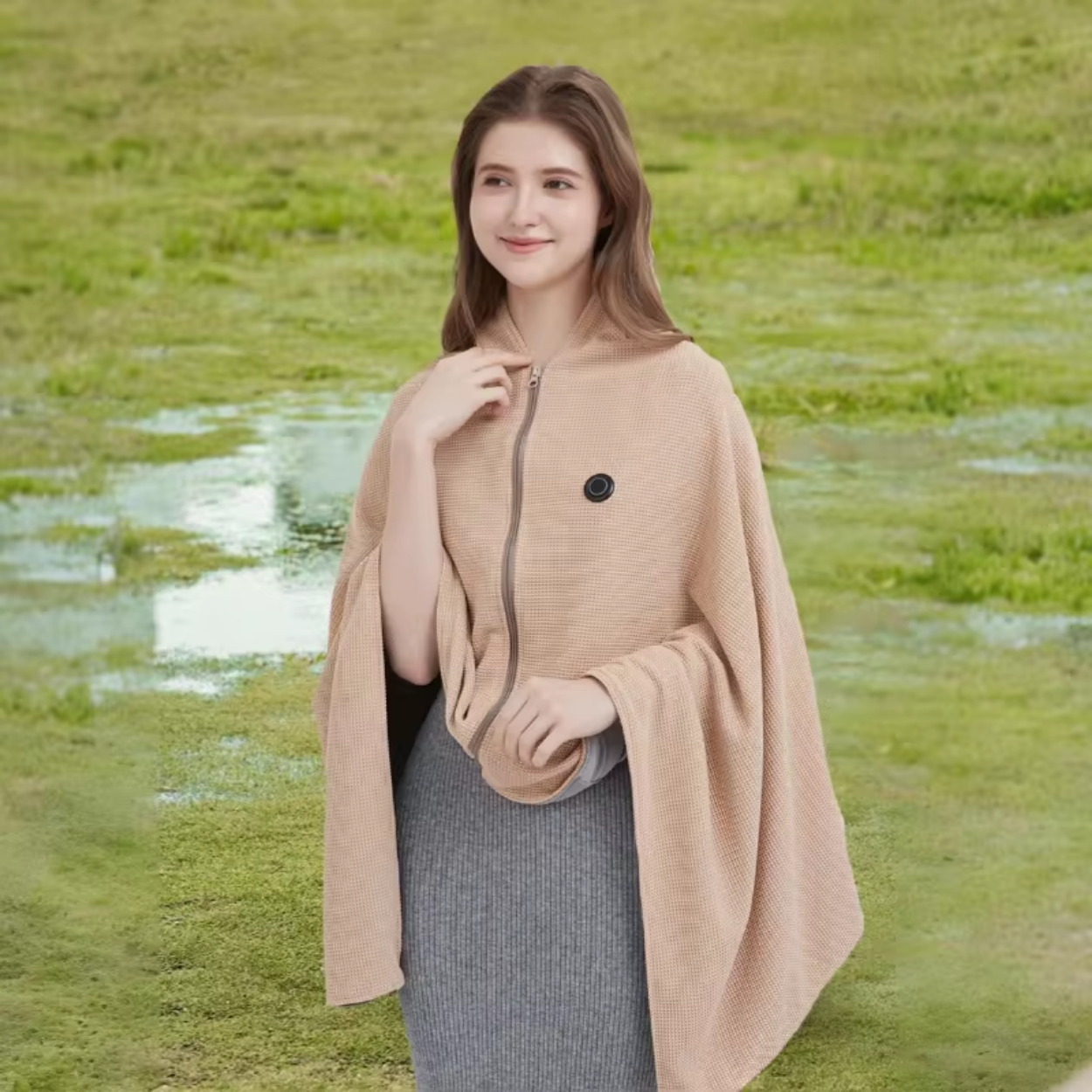 Portable Electric Heating Blanket with 3 Settings