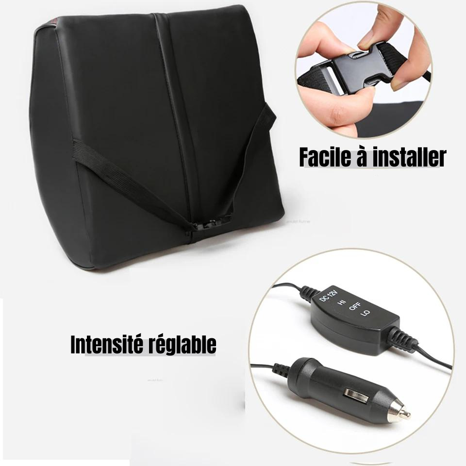 Heated Car Lumbar Support Cushion with Vibration