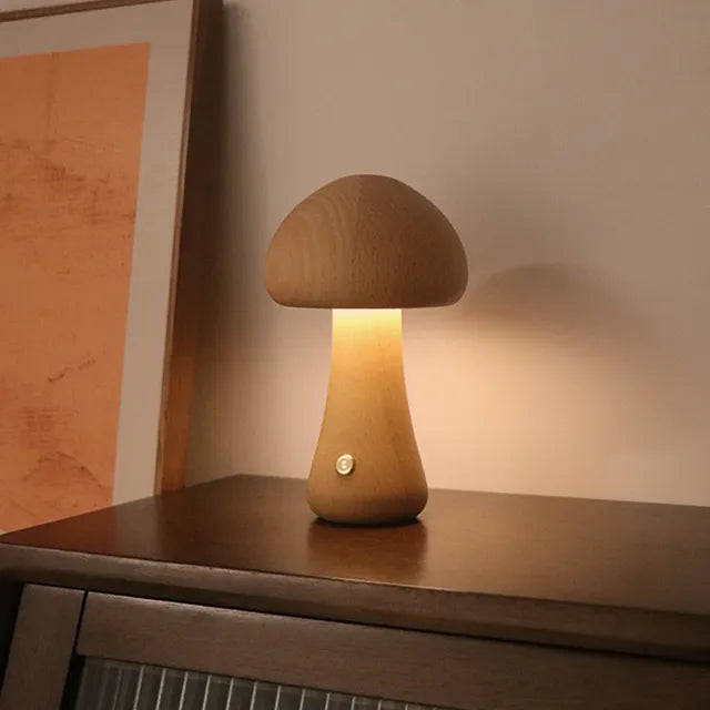 Refined Mushroom-Shaped Table Lamp