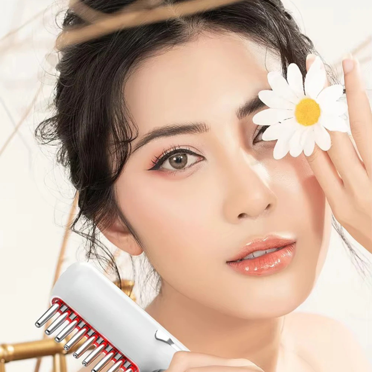 Anti-Static Hair Comb with Ionizer