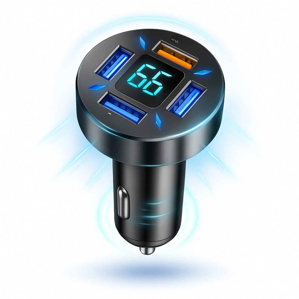 Chargeur Auto Double USB Rapide et Sûr - Foivo