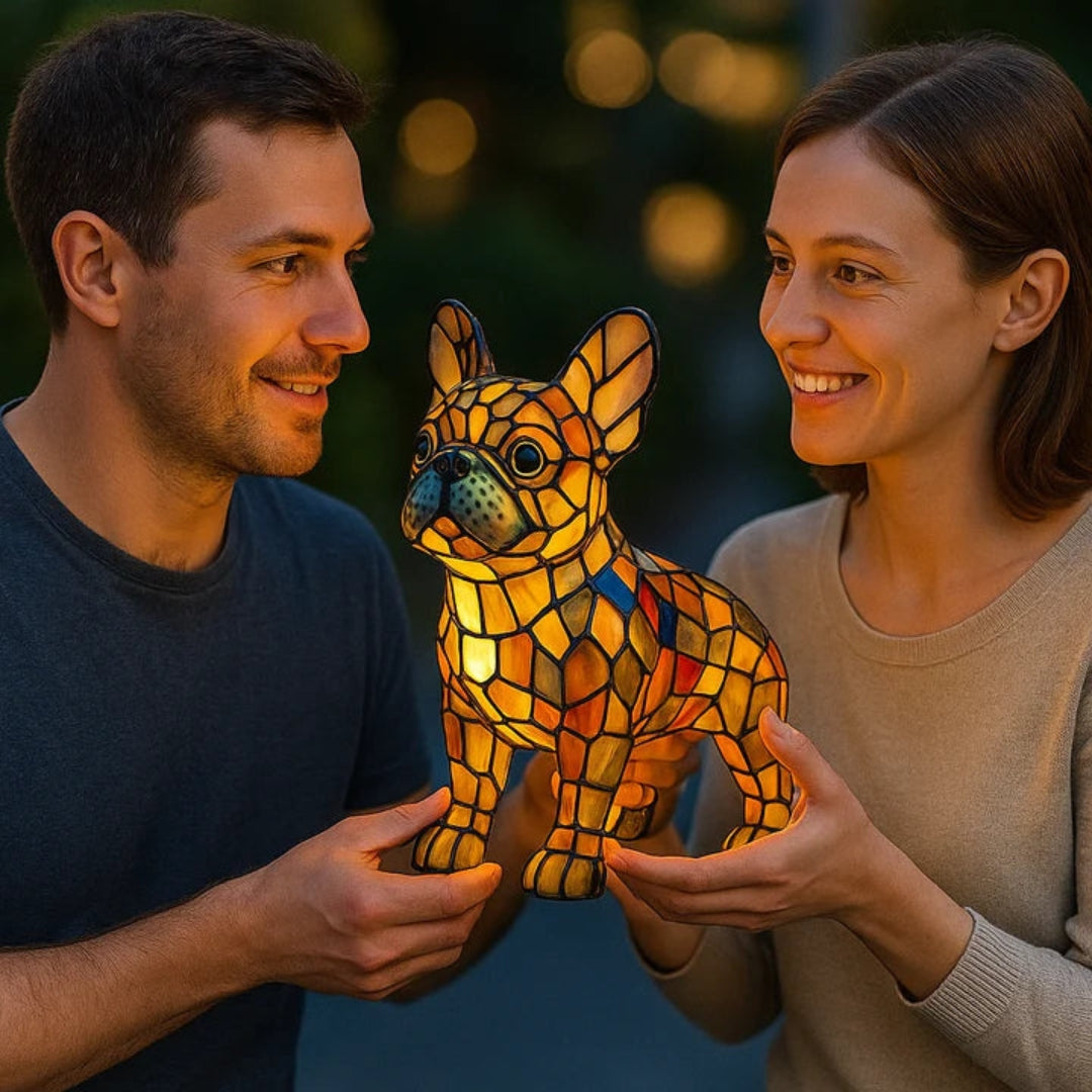 Fun Colorful LED Dog Lamp