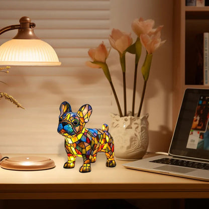 Fun Colorful LED Dog Lamp