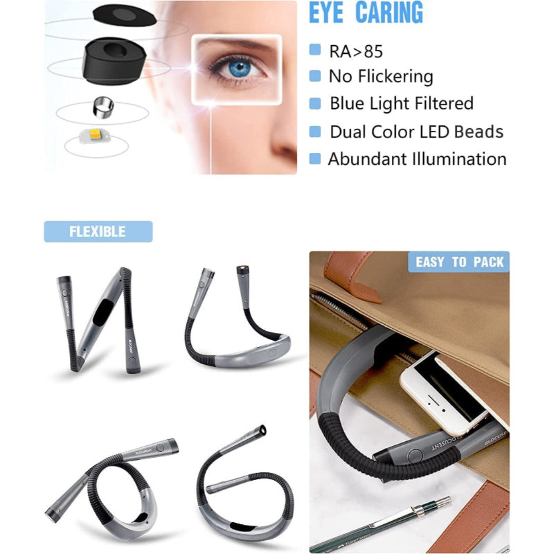 Energy-Efficient LED Reading Lamp with Brightness Adjustment