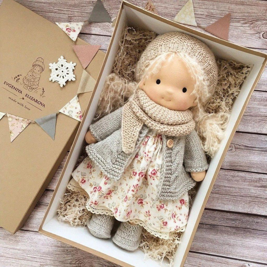 Handmade Cotton Doll for Children, Creative Educational Toy