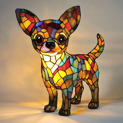 Fun Colorful LED Dog Lamp