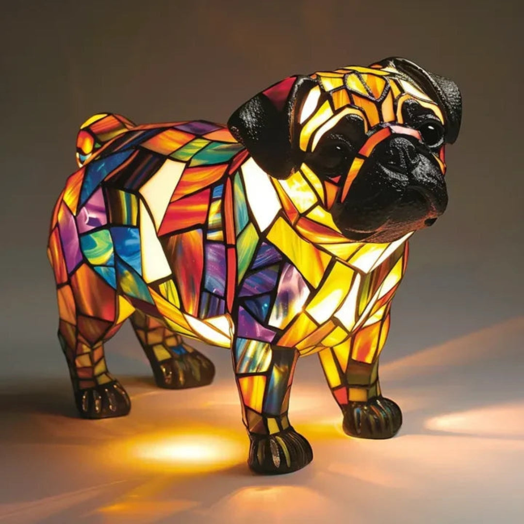 Fun Colorful LED Dog Lamp