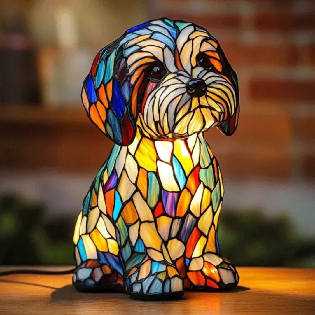Fun Colorful LED Dog Lamp