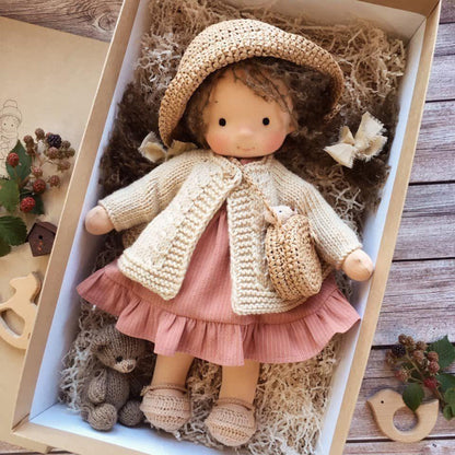 Handmade Cotton Doll for Children, Creative Educational Toy