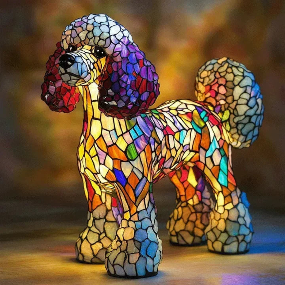 Fun Colorful LED Dog Lamp