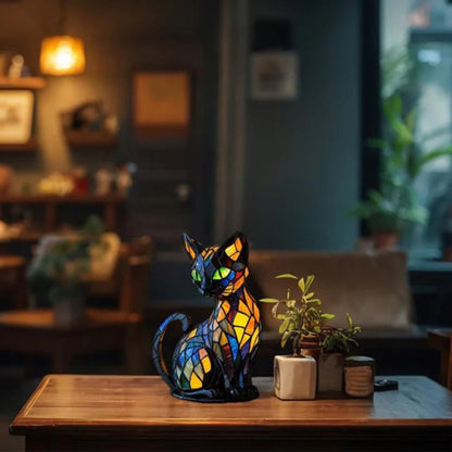 Fun and Colorful Cat Lamp