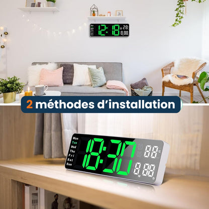 Modern Digital LED Wall Clock