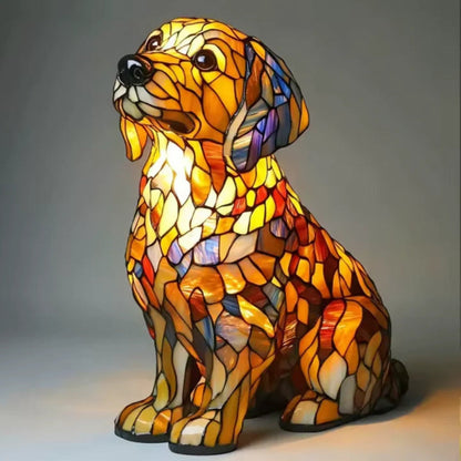 Fun Colorful LED Dog Lamp