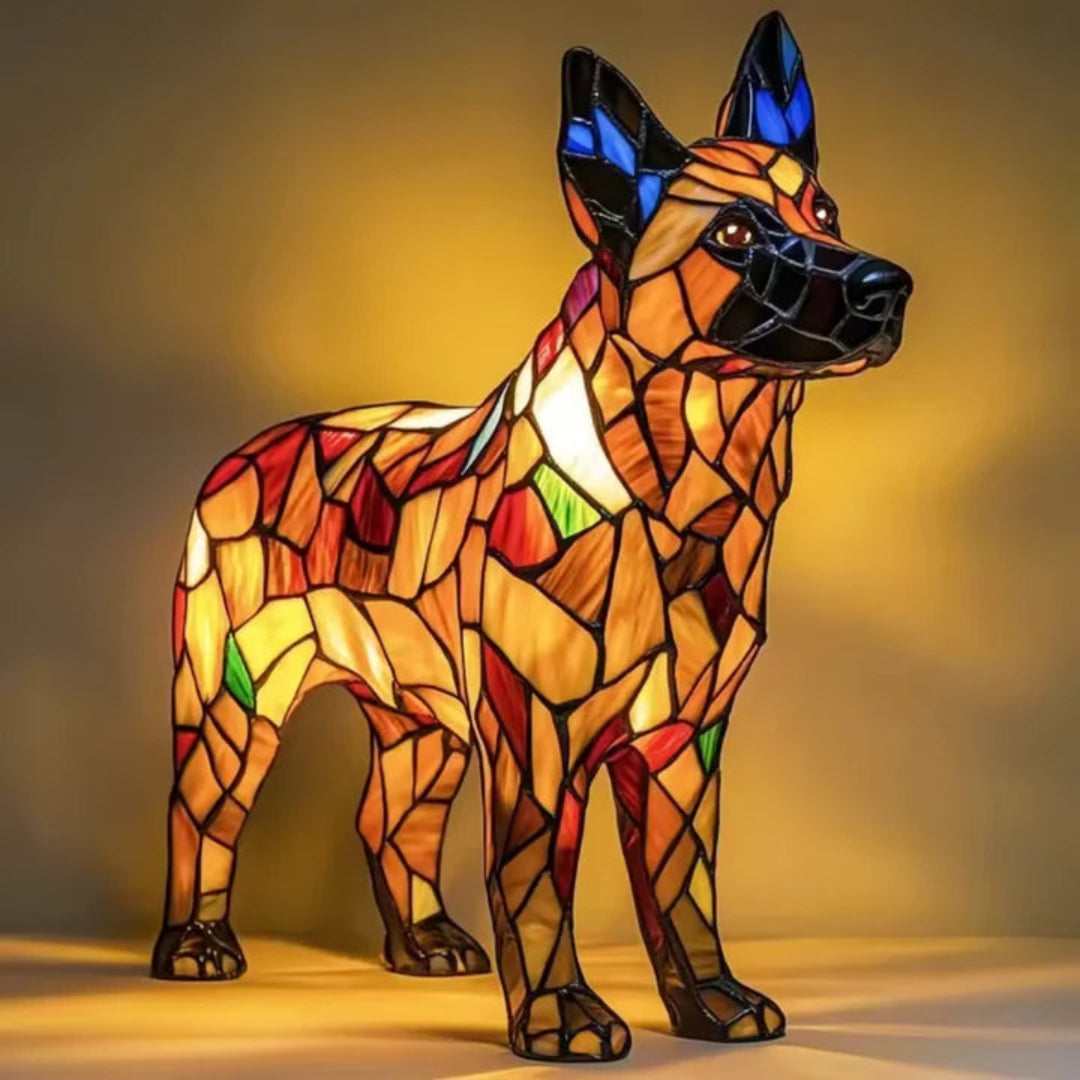 Fun Colorful LED Dog Lamp