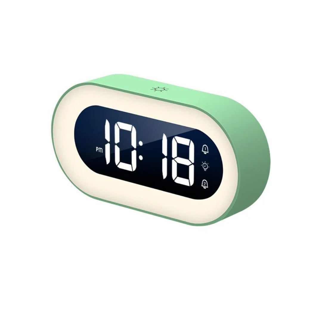 LED Alarm Clock with Soft Night Light and Gradual Wake-Up