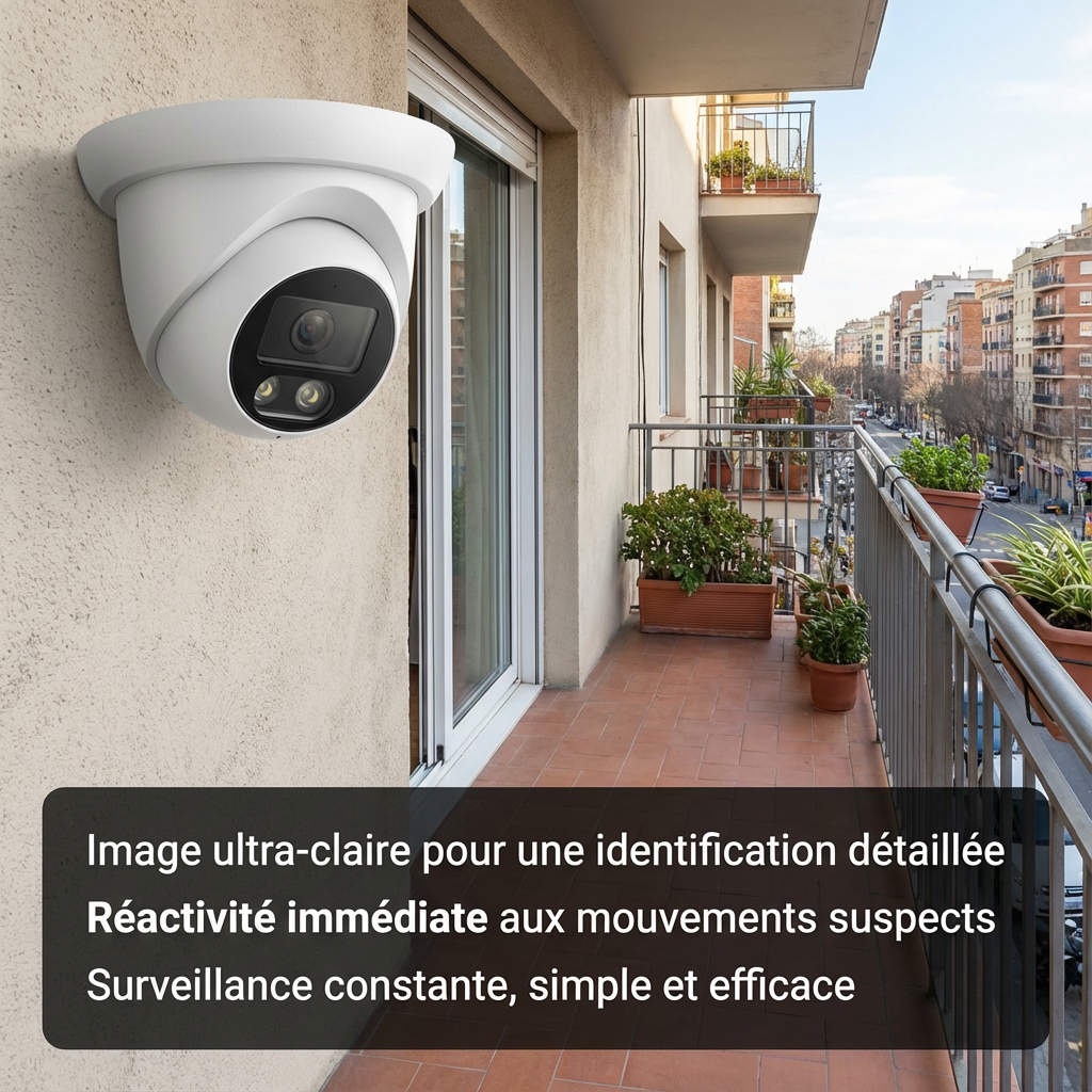 Marcherelle™ – Caméra De Sécurité Vision Nocturne Précise