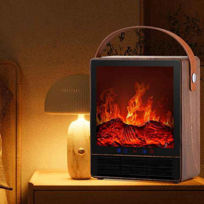 Electric Fireplace with Realistic Flame Design