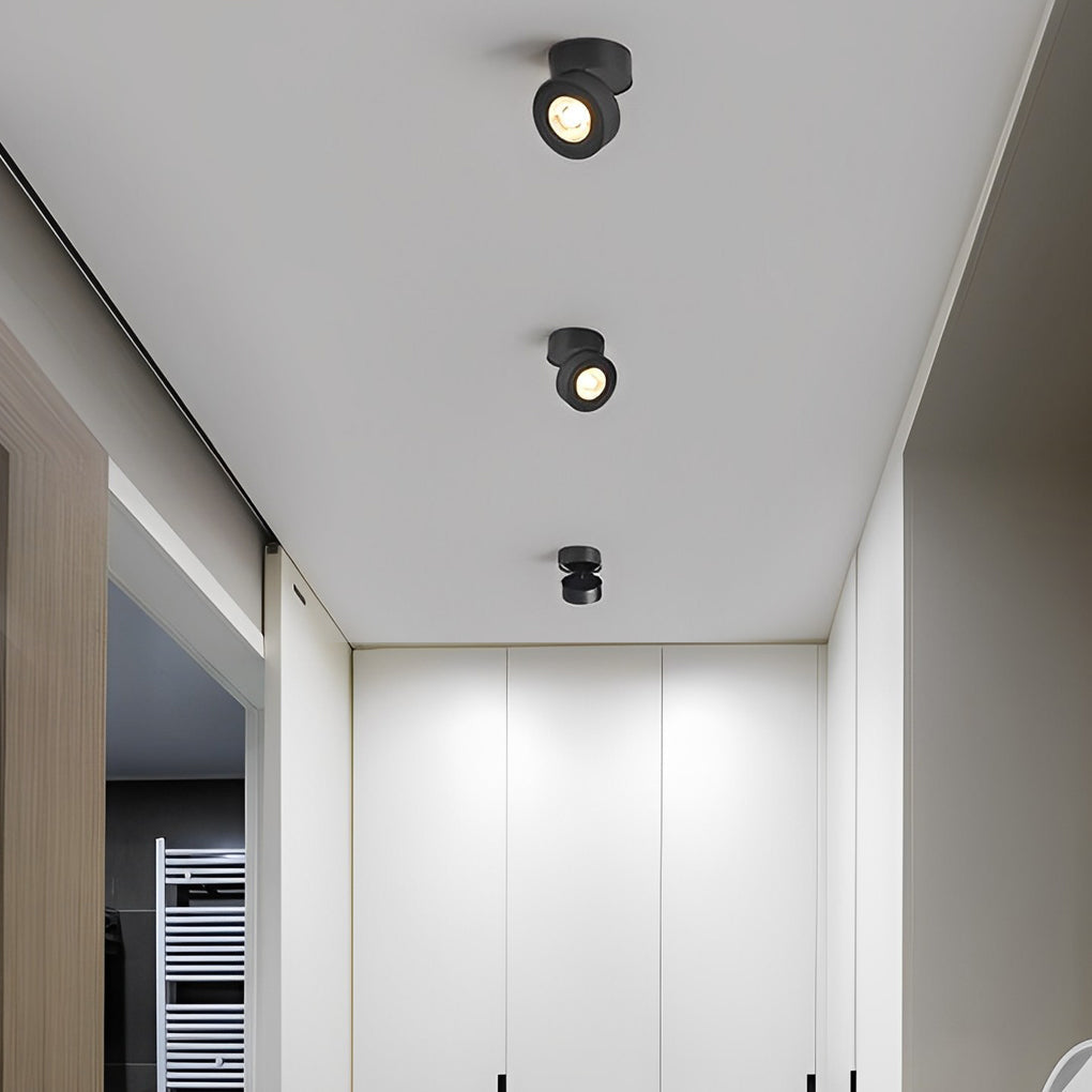 Adjustable Round LED Spotlight Design
