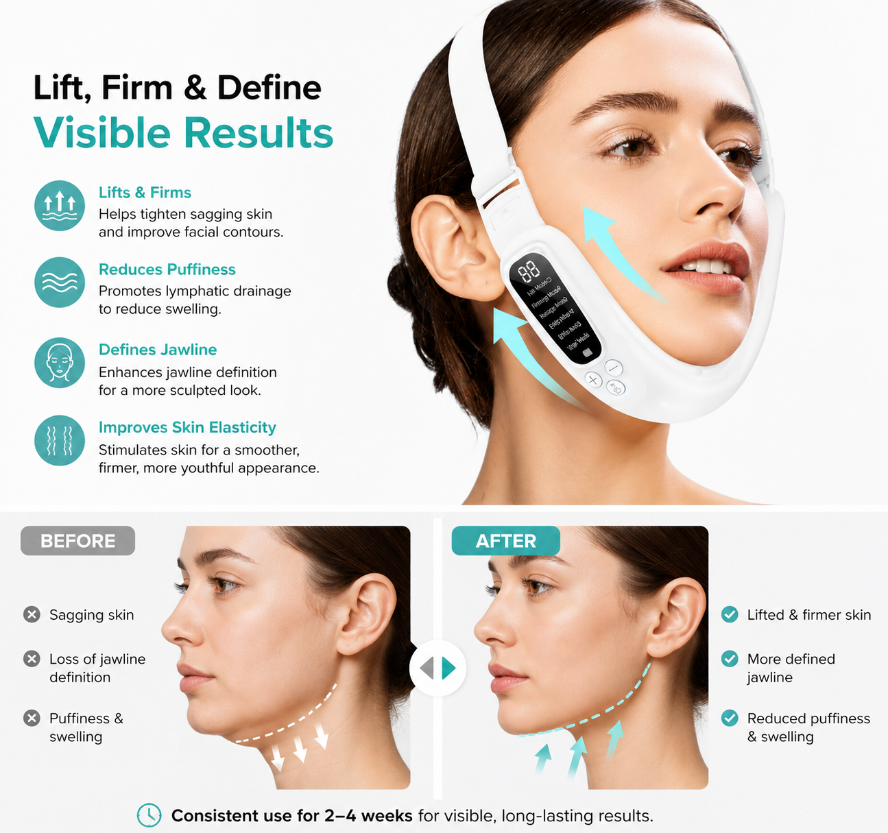 Anti-Aging Face Device - Lifting and Massage for a Smooth Face
