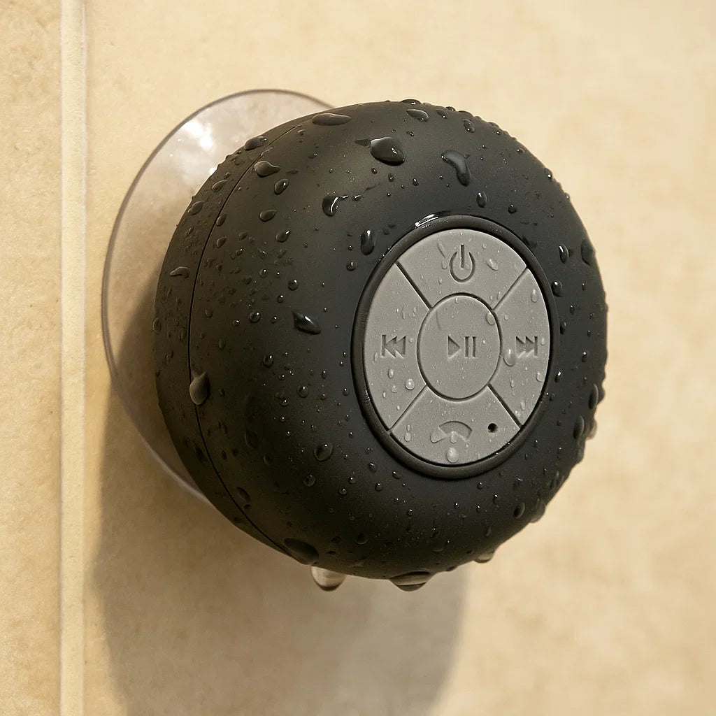 Enceinte de Douche Bluetooth Étanche avec Basses Puissantes - Foivo