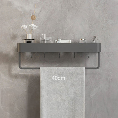 Hanging Shelves Bathroom Design