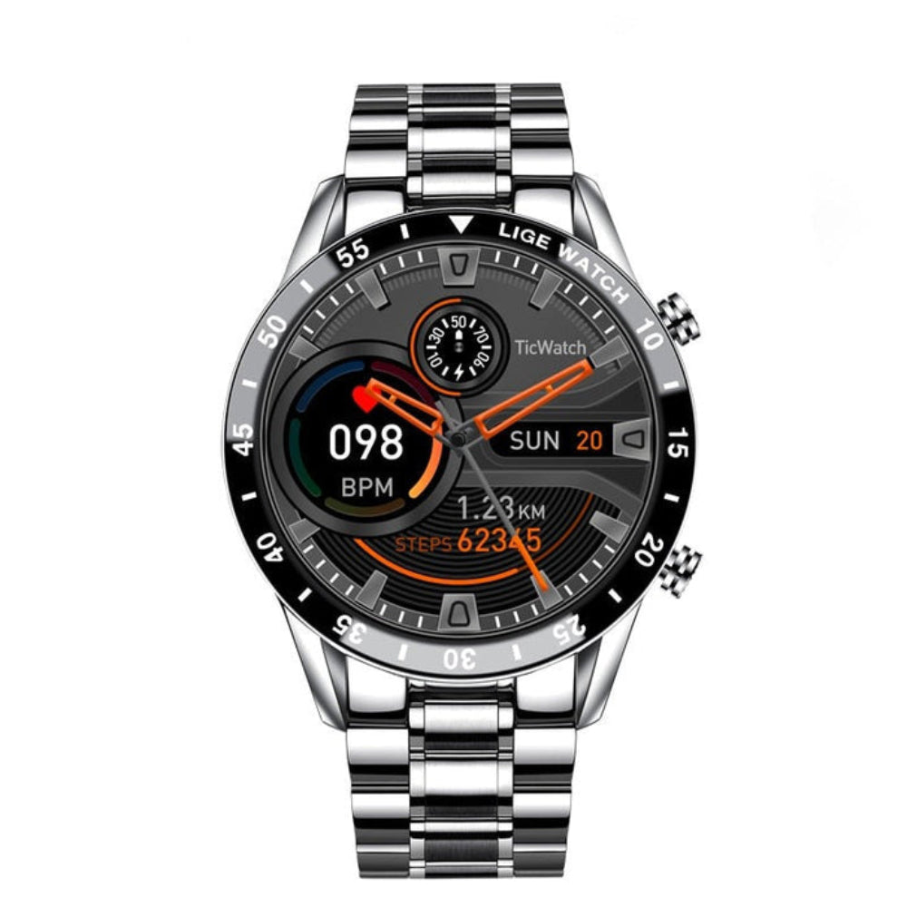 Elegant Smartwatch 4G with AMOLED Screen and Health Monitoring