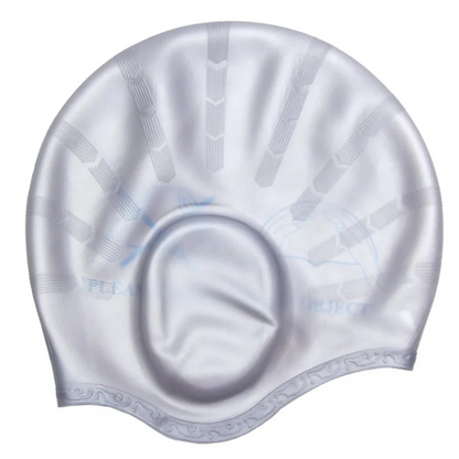 Waterproof Rubber Shower Cap with Ear Protection