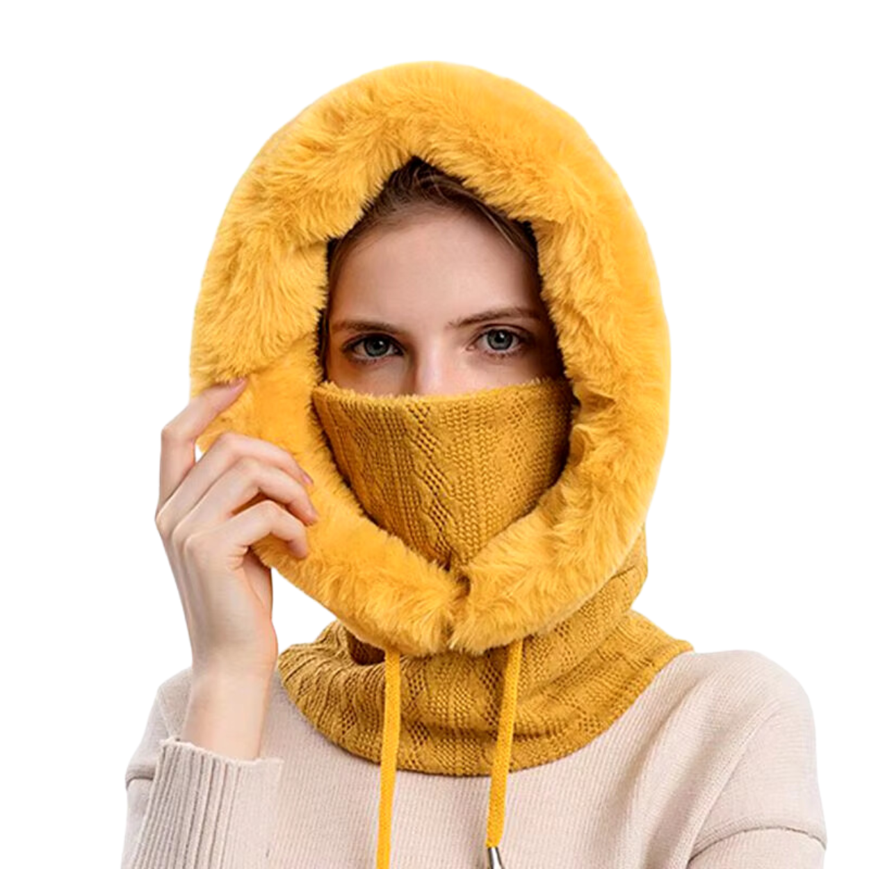 3-in-1 Polar Fleece Balaclava, Scarf, and Hat