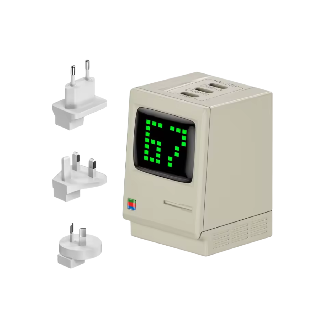 Retro Vintage 67W Smartphone Charger