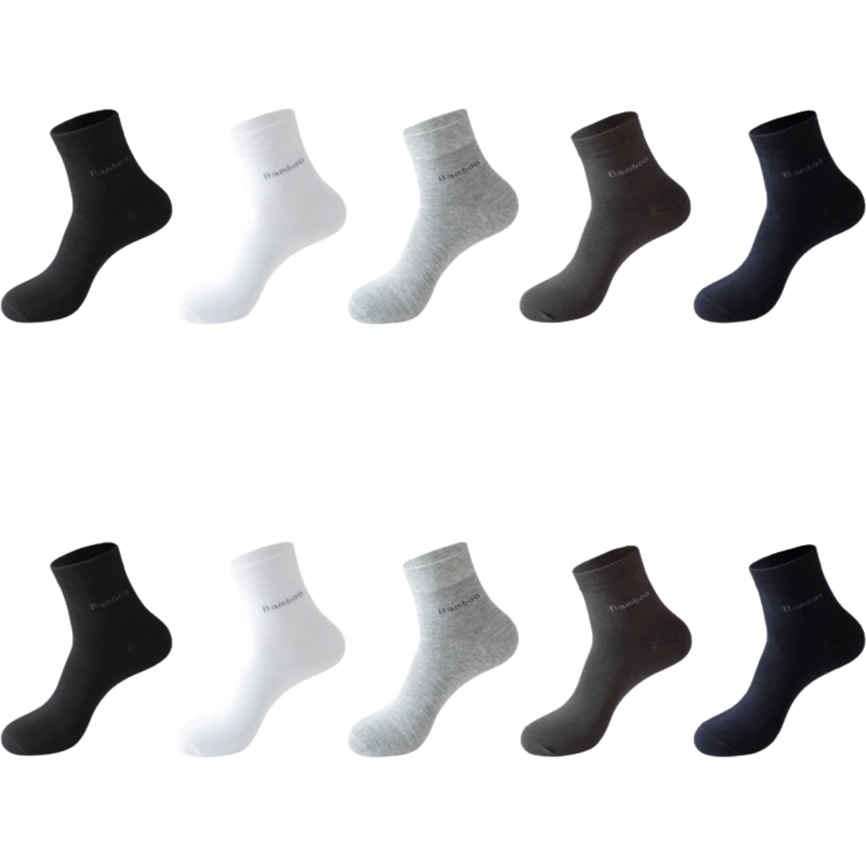 Chaussettes Homme Bambou Respirant et Hygiénique - Marcherelle