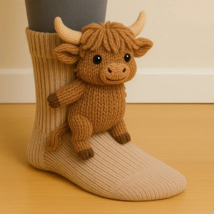 Colorful and Fun Animal Pattern Socks