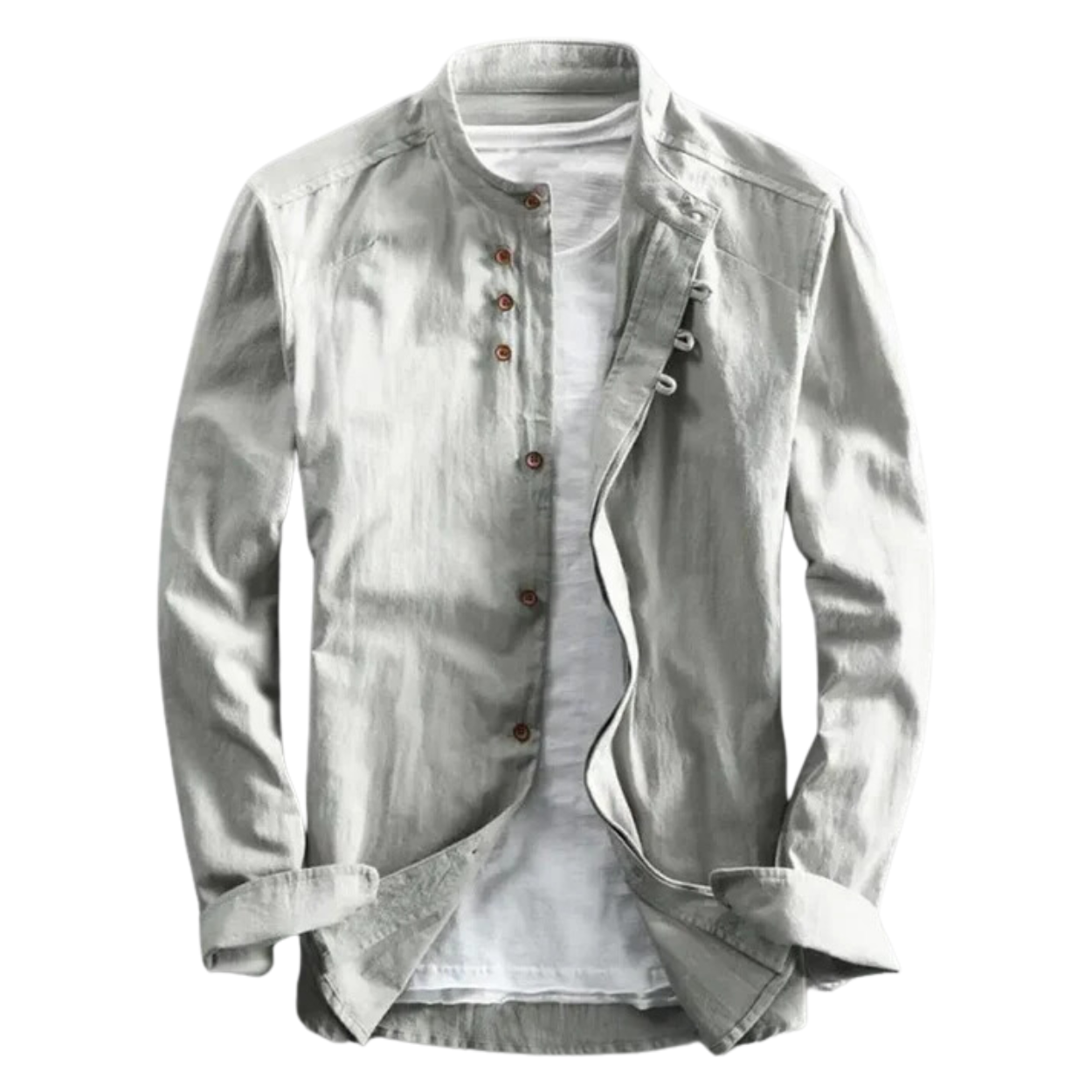 Men's Japanese Shirt with Dragon Print