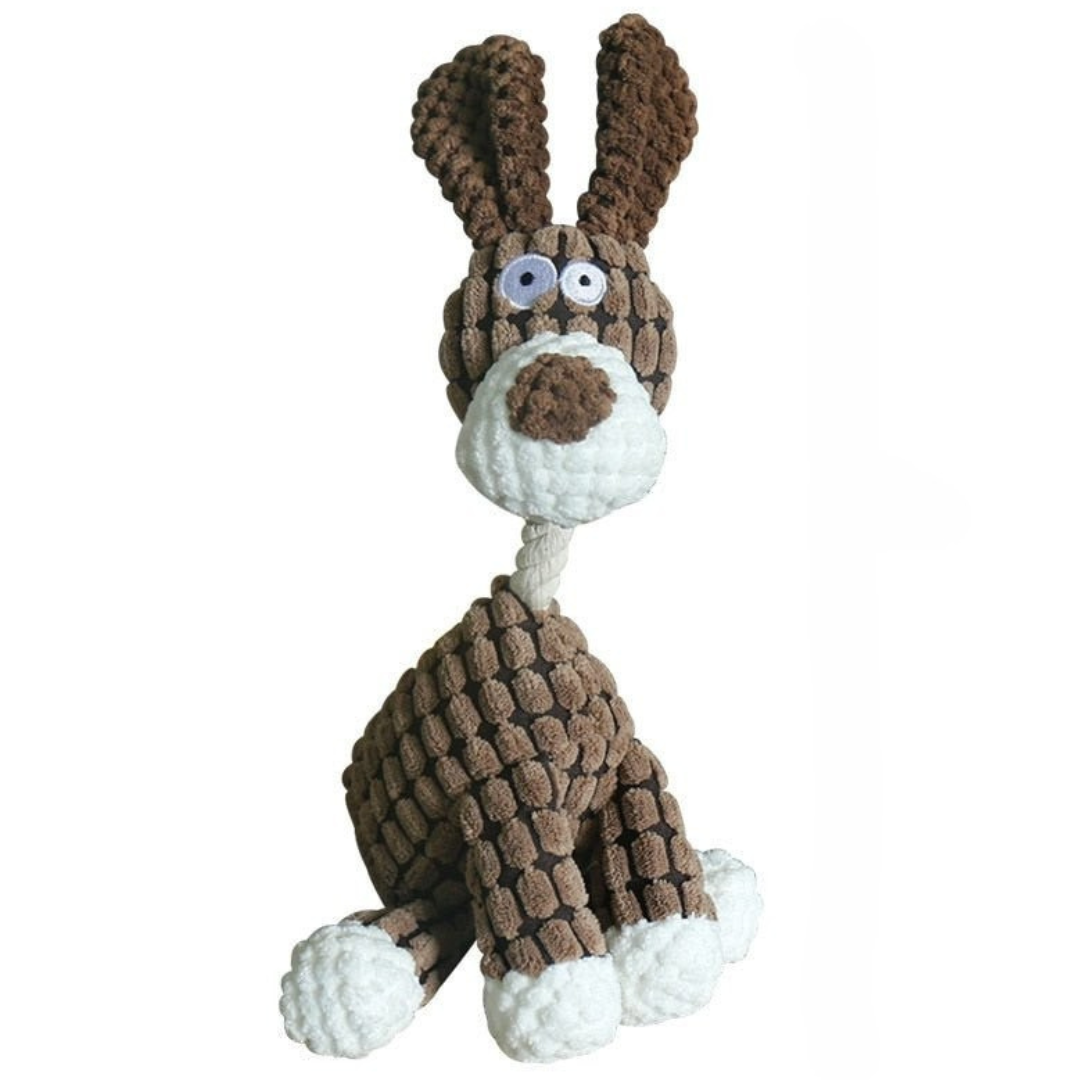 Sturdy Plush Toy for Energetic Biting Dogs