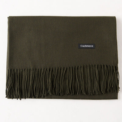 Elegant Women's Scarf Classic Winter Pattern