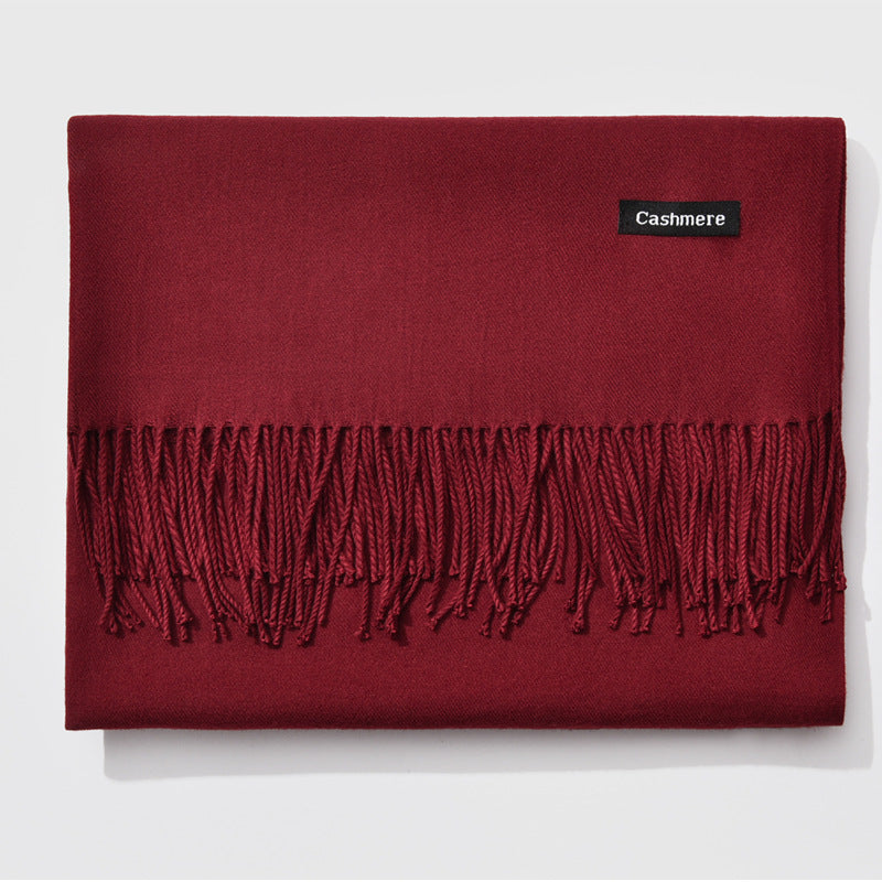 Elegant Women's Scarf Classic Winter Pattern