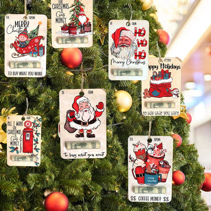 Rustic Wooden Christmas Card Holder