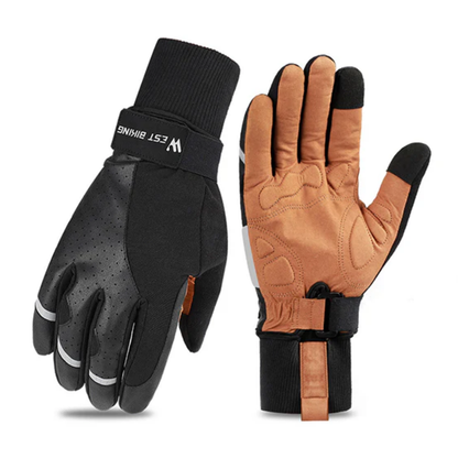 Heated and Waterproof Winter Cycling Gloves