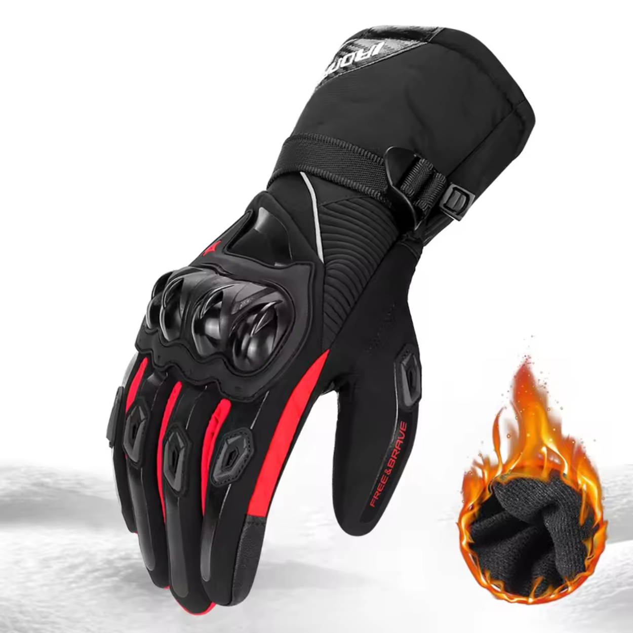 Waterproof and Heated Winter Motorcycle Gloves