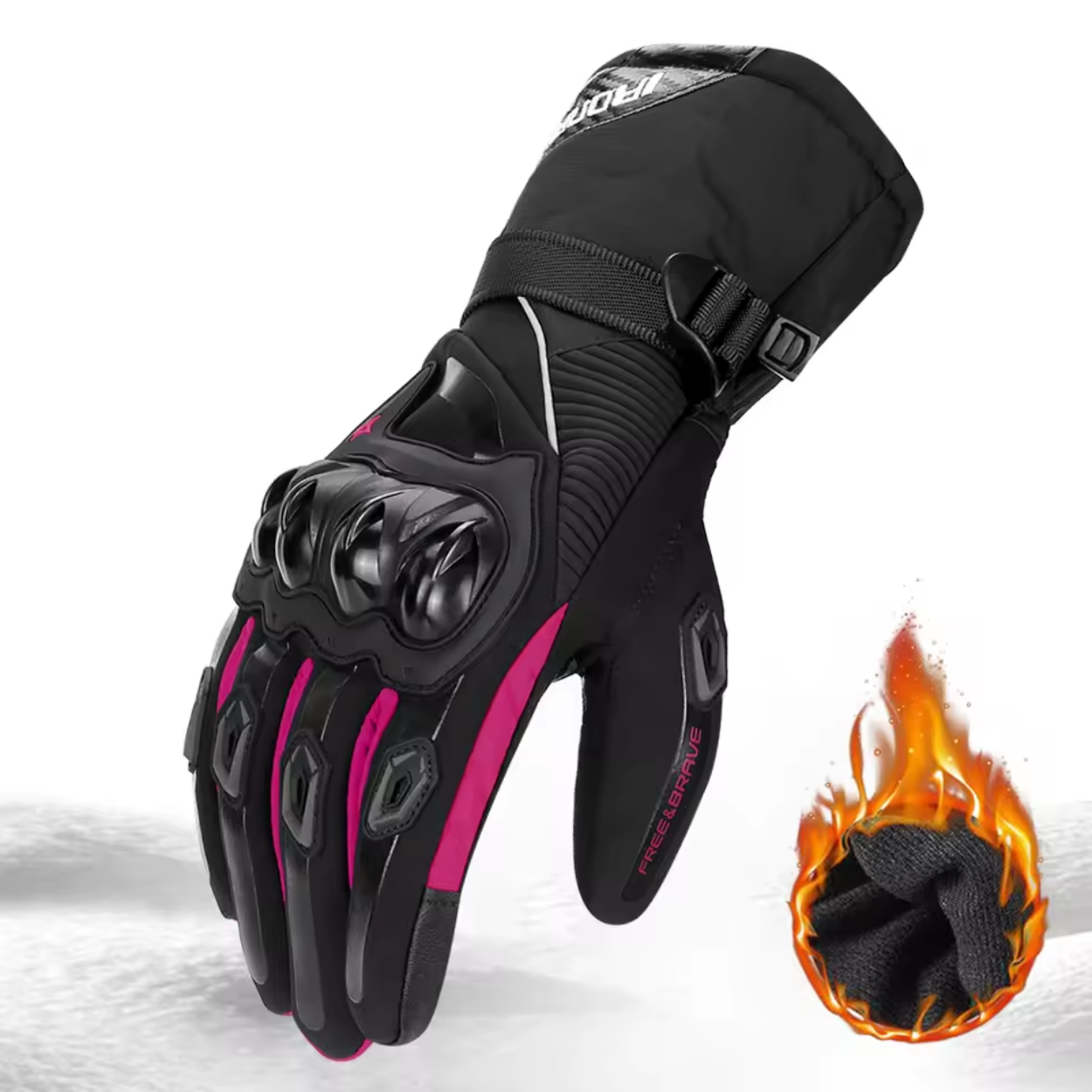 Waterproof and Heated Winter Motorcycle Gloves