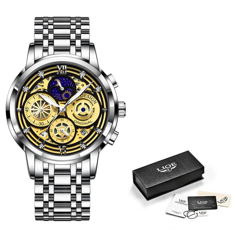 Elegant wristwatch for man