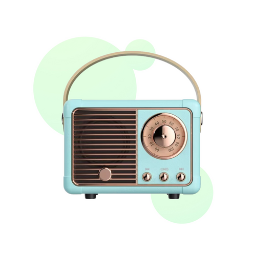 Enceinte Bluetooth Portable Vintage - Marcherelle