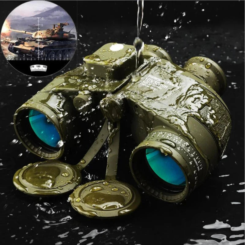 Marcherelle™ – Military Binoculars 10x50 with Clear and Stable Vision