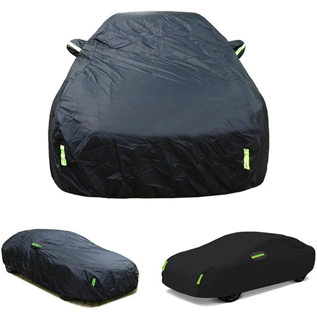 Housse de Voiture Imperméable avec Bandes de Sécurité et Protection Solaire - Santeova