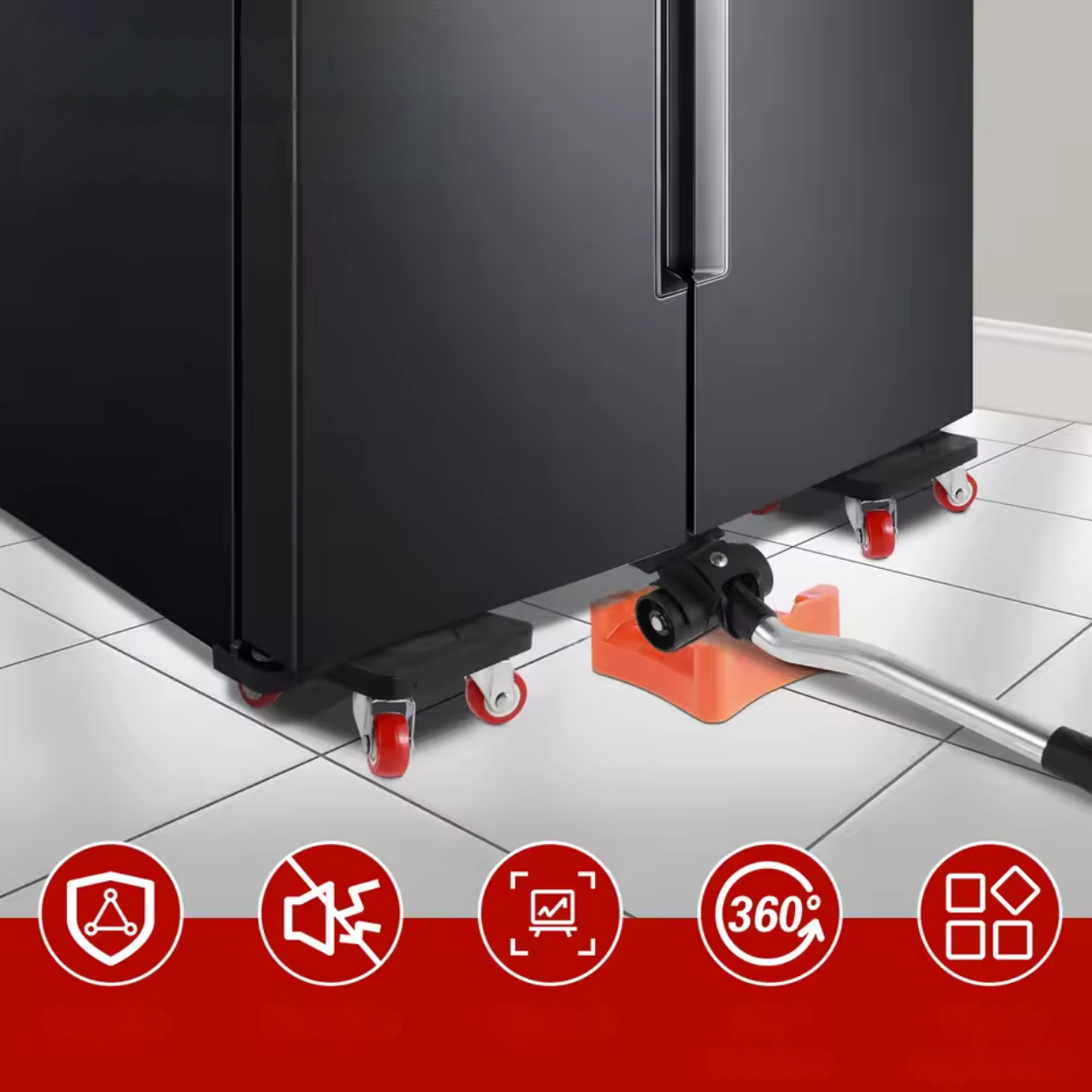 Furniture Moving Rollers with Lifting Kit