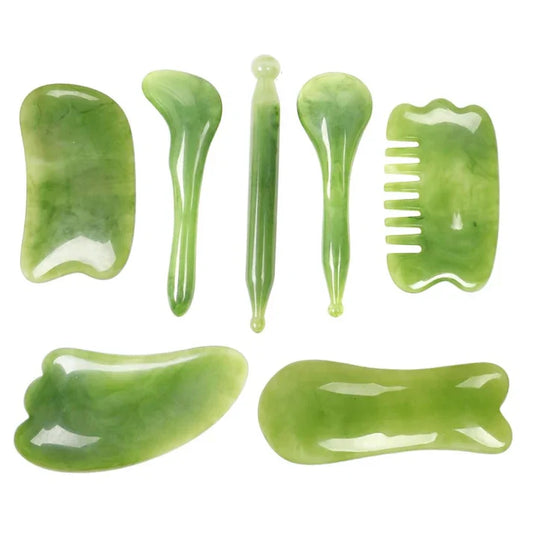 Kit de Massage Gua Sha 7 Pièces Complète - Marcherelle