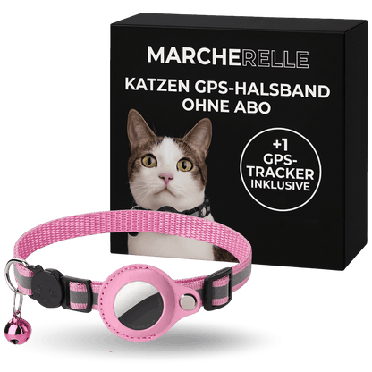 Macherelle™ – GPS Collar for Cats No Subscription | Compatible with iOS & Android