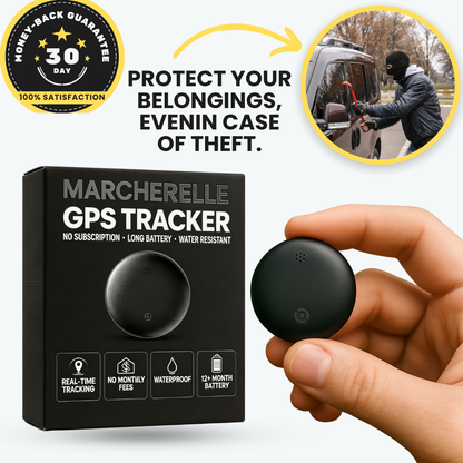 Marcherelle - GPS Tracker No Subscription Required | Compatible with Android & iOS