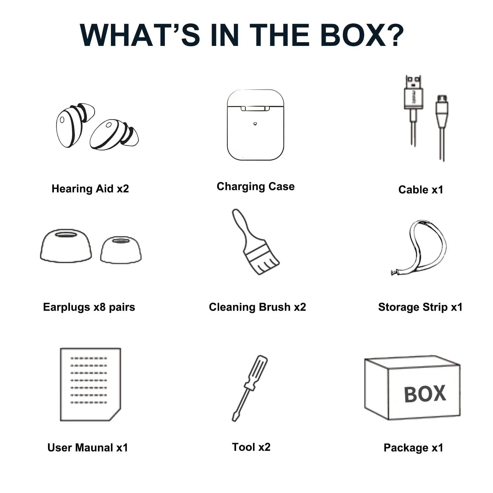 Marcherelle™ – Appareil Auditif Rechargeable pour Ecoute Plus Claire