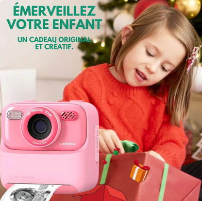 Marcherelle™ – Appareil Photo Enfant Instantané Ludique & Créatif avec Impression